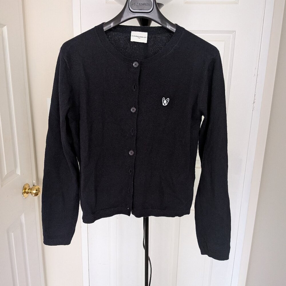 Claudie Pierlot wool cardigan size M navy